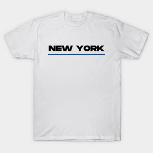 New York simple T-Shirt